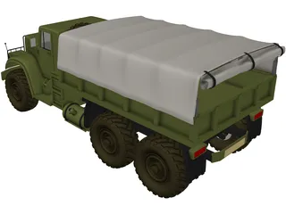 KrAZ 150 3D Model preview