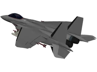 F-15E 3D Model preview