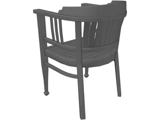 Chair Arm 3D Model preview