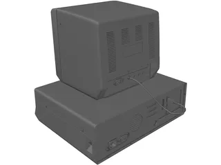 Computer 3D Model preview