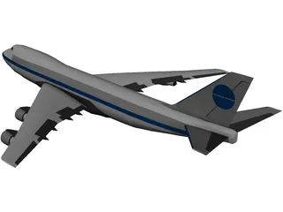 Boeing 747 3D Model preview