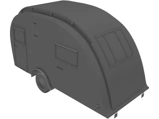 Carlight Caravan 3D Model preview