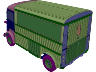 Citroen Le Type H 3D Model preview