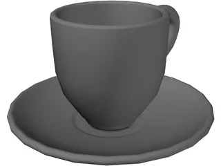 Cup Coffee 3D Model preview