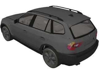 BMW X3 3D Model preview