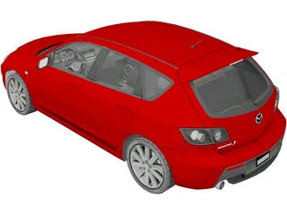 Mazda 3 3D Model preview