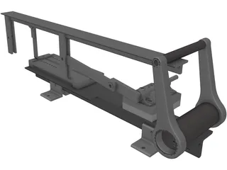 Power Hacksaw 3D Model preview