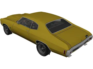 Chevrolet Chevelle SS 3D Model preview