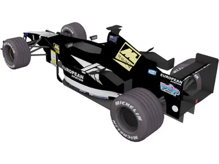 F1 Minardi 2001 3D Model preview