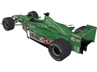 F1 Jaguar 3D Model preview