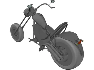 Chopper 3D Model preview