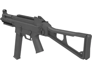 Heckler&Koch UMP 3D Model preview