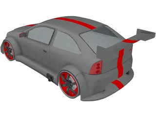 Opel [Tuned] 3D Model preview