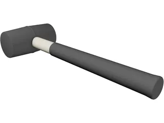 Rubber Mallet 3D Model preview
