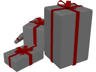 Gifts 3D Model preview