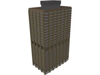 Oxford Street Office Building 3D Model preview