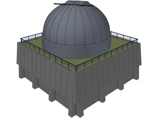 Observatory 3D Model preview
