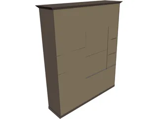 Cabinet 3D Model preview