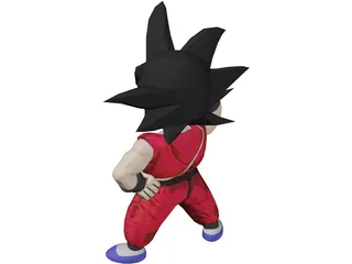 Goku 3D Model preview