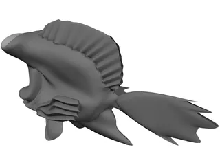 Nemo Cartoon 3D Model preview