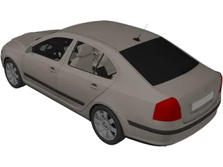 Skoda Octavia (2005) 3D Model preview