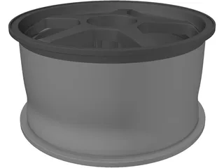 Wheel Enkei JSM 3D Model preview