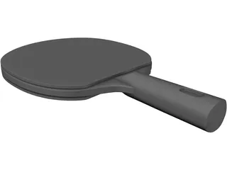 Ping Pong Paddle 3D Model preview