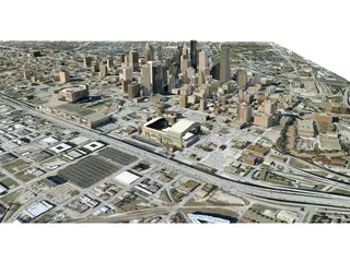 Houston City 3D Model preview