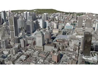 Montreal City 3D Model preview