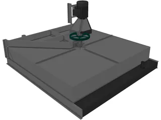 Remote Cooling System 3D Model preview