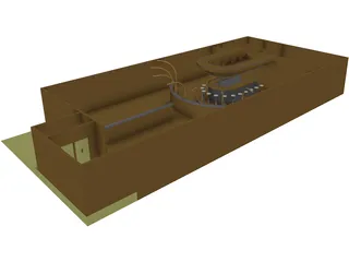 Bar Interior 3D Model preview
