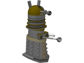 Dalek 3D Model preview