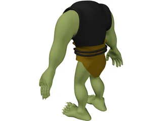 Ogro Chistoso Male 3D Model preview
