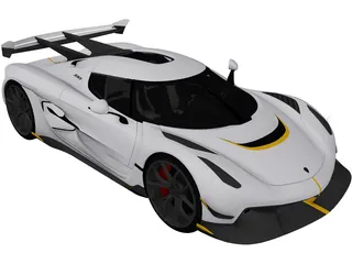 Koenigsegg Jesko (2021) 3D Model preview
