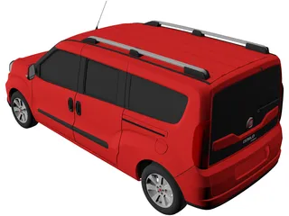 Fiat Doblo Maxi (2015) 3D Model preview
