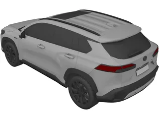 Toyota Corolla Cross 3D Model preview