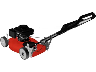 Push Lawn Mower 3D Model preview
