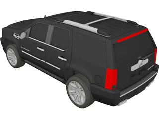 Cadillac Escalade Platinum (2012) 3D Model preview