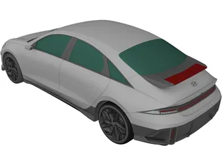 Hyundai IONIQ 6 3D Model preview