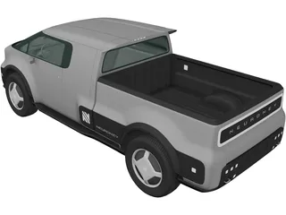 Neuron-EV T-One Concept (2019) 3D Model preview