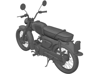 Honda Motorcycle 3D Model preview