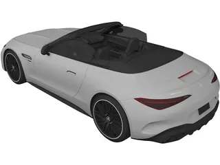 Mercedes-AMG SL63 (2022) 3D Model preview