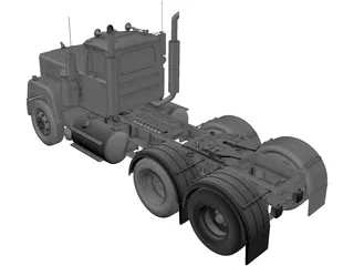 Mack Superliner 3D Model preview