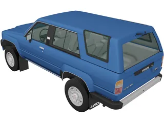 Toyota 4Runner (1986) 3D Model preview
