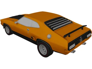 Ford Falcon Coupe GT351 (1973) 3D Model preview