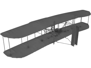 Wright Flyer 3D Model preview