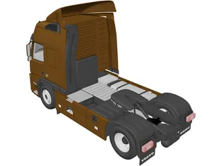 Volvo FM 4x2 (2010) 3D Model preview
