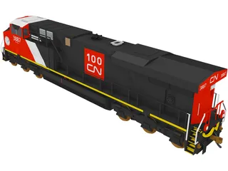 ES44AC CN GEVO 3D Model preview