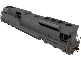 Norfolk Southern SD70ACe 3D Model preview