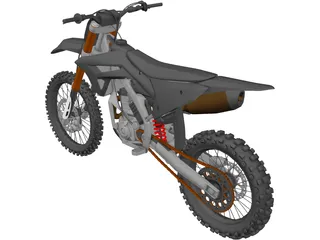 Honda CRF450 3D Model preview